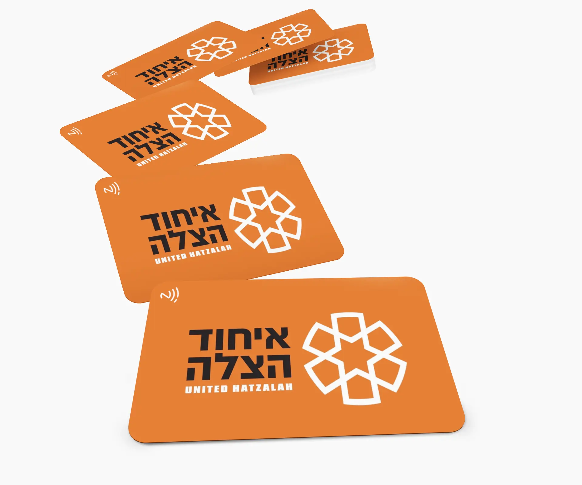 דוגמה 2 לכרטיס NFC ממותג שהופק עבור לקוח