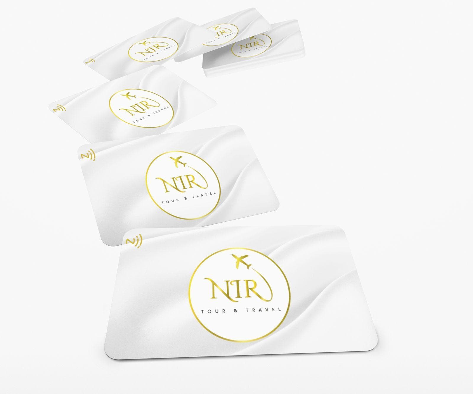 Example 6 of a custom-branded NFC card produced for a client
